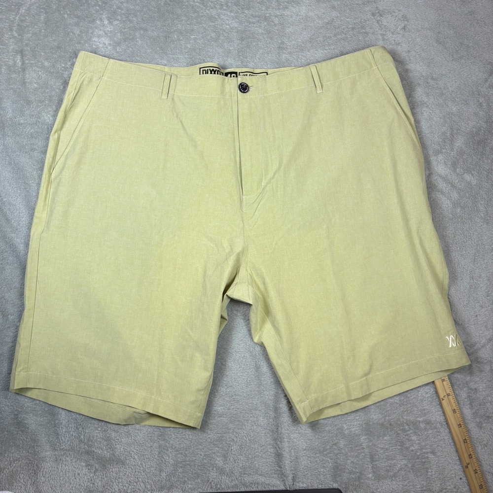 Dixxon Shorts Mens 48 Walk Hybrid Casual Stretch Yellow